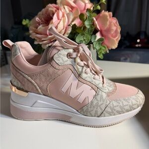 Michael Kors Pink and Cream Women's Sneakers